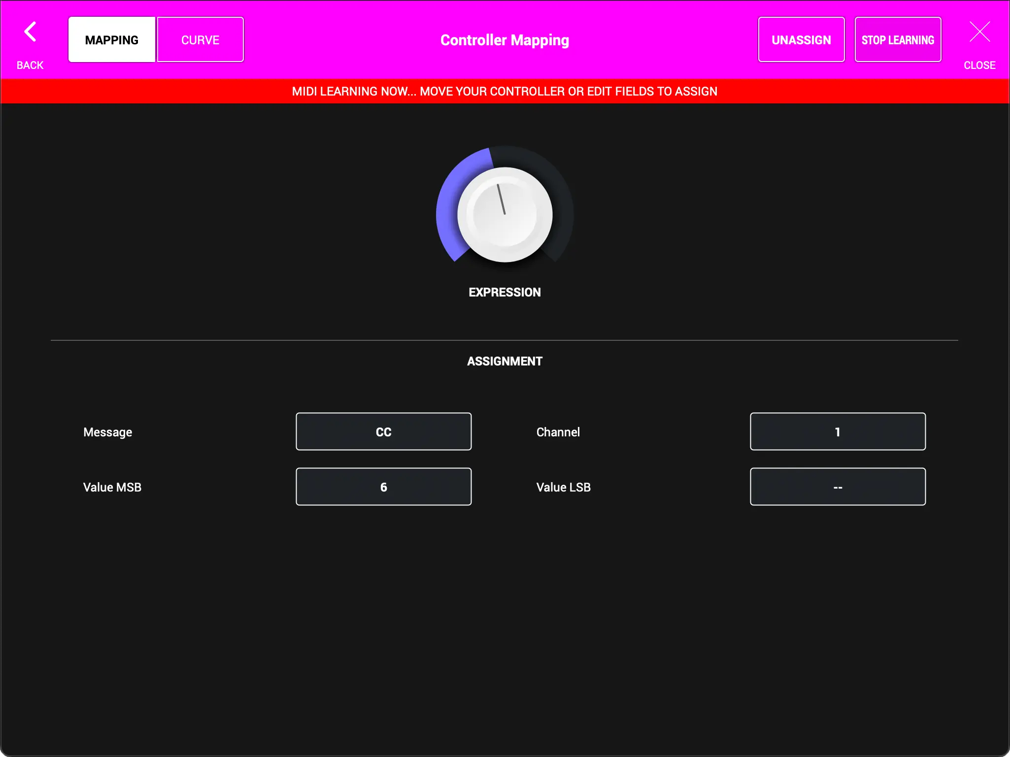 MIDI Mapping - Learn